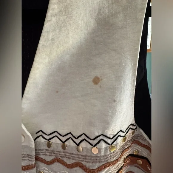 VTG Bohemian Embroidered Vest - Picture 5 of 6